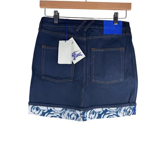Burberry Women's Blue Heavyweight Denim Cotton Mini Skirt US 10 UK 12 EU 44 - Picture 5 of 16